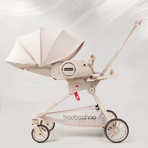 Poussette pliable en alliage d'aluminium à double inclinaison pour bébés <span class=keywords><strong>de</strong></span> 0 à 6 mois, idéale pour les parents au quotidien - Product Image 1