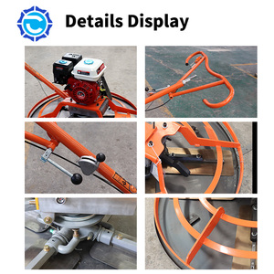 Machine <span class=keywords><strong>à</strong></span> lisser efficace de 220 m²/h, truelle <span class=keywords><strong>à</strong></span> essence de 5,5 CV, truelle manuelle pour le polissage du <span class=keywords><strong>béton</strong></span>, pour sols en ciment - Product Image 6