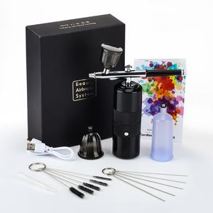 Kit de Aerógrafo para Tatuajes de Barbería, Portátil, Recargable por USB, Pistola de Pulverización para Pelo, Uñas y Maquillaje, Compresor Inalámbrico - Product Image 6