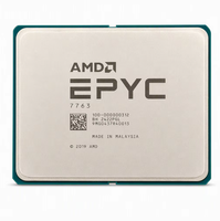 Untuk Prosesor 7763 Baru 64 Core 128 Thread 2.45GHz 256MB L2 Cache 14nm 64-Bit untuk Pusat Data