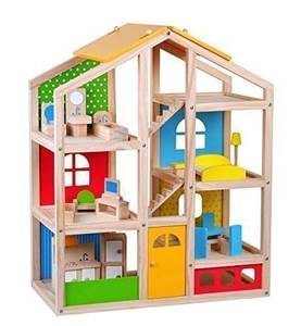Set di Mobili in Legno per <span class=keywords><strong>Bambini</strong></span> 2024, Mini Cabina Personalizzata, Giocattolo Educativo Montessori, <span class=keywords><strong>3</strong></span>+ <span class=keywords><strong>Anni</strong></span>, Certificato CE, 60x26x49cm - Product Image 1