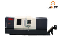 Torno CNC de Cama Inclinada Automático de Alta Resistencia TCK700Y con Torreta Motorizada, Mandril de 12 Pulgadas, Control GSK, Alta Productividad