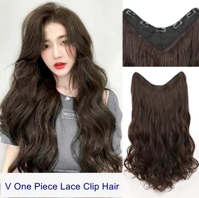 Chất Lượng Cao Ren Clip Trong Phần Mở Rộng Tóc 100% Việt Nam Tóc Con Người V Một Mảnh Clip Tóc Mở Rộng