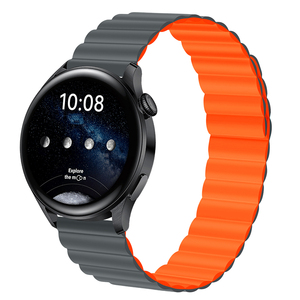 Cinturino per Orologio in Silicone con Chiusura Magnetica Compatibile con Huawei GT4/GT5/<span class=keywords><strong>PRO</strong></span> e <span class=keywords><strong>Samsung</strong></span> <span class=keywords><strong>Watch</strong></span> 4, Colori Assortiti, 20/22MM - Product Image 4