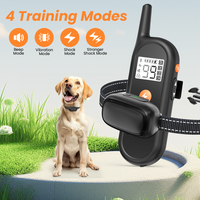 CE RoHS Zertifiziertes 300 Meter Reichweite Wiederaufladbares Schock-Fernbedienungs-Elektrisches Hundetrainingshalsband