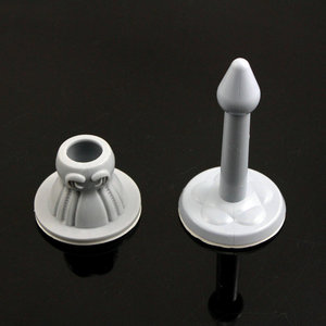 Door Stopper <b>Floor</b> Mount No Drill Plastic Silent Anti Collision Modern Simple Design - Product Image 4
