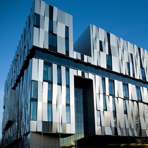 Màn Hình Đục Lỗ Trang Trí Mặt Tiền 3d Thông Gió Cắt Laser Tấm Nhôm Tấm Ốp Tường - Product Image 5