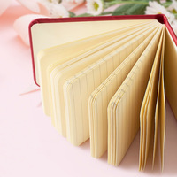 Carnet de poche en cuir PU A7 avec logo personnalisé, avec bande élastique, mini journal de voyage, petit carnet de notes pour cadeau promotionnel