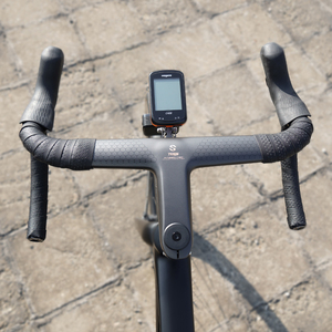 Guidon <span class=keywords><strong>de</strong></span> vélo <span class=keywords><strong>de</strong></span> route en fibre <span class=keywords><strong>de</strong></span> carbone TOSEEK OD2 avec câblage interne, support d'ordinateur en titane imprimé en 3D, OEM ODM - Product Image 3