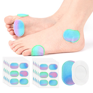 Parches para Callos y Durezas, Prevención <span class=keywords><strong>de</strong></span> Vescas y Rozaduras, para Tacones Altos, Autoadhesivos, Suaves, Forma Ovalada Aleatoria - Product Image 1