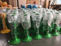 Grands distributeurs automatiques à pièces en alliage d'aluminium de haute qualité pour balle rebondissante de 65mm ou capsules de 65mm