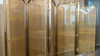 Tissu tissé de grillage pour le diviseur intérieur de cloison de Hall de verre feuilleté de verre câblé