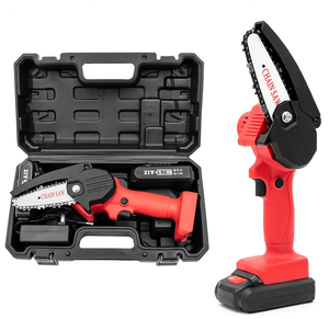 21V 4 Inch Cordless Electric <strong>Chainsaw</strong> Easy to Operate DIY Grade Handheld Chain Saw with Battery Power Source - Product Image 1