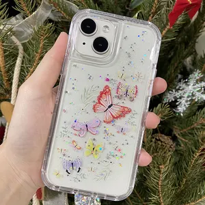 New For ZTE Blade A33S Phone Case 3 In 1 Butterfly Phone Cover For ZTE AXON 50 Lite V50 Smart 4G A34 A54 Case