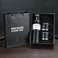 Regalos IStapromo al por Mayor, Termo de Vacío de Acero Inoxidable, Juego de Regalo con 3 Tazas de Acero