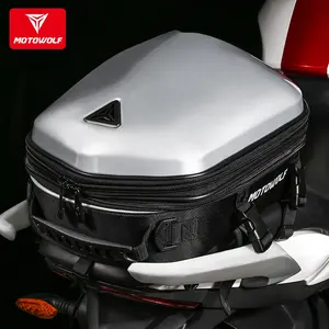 Motowolf moto hard shell casco zaino per moto Rider moto tronco coda scatola casco borsa