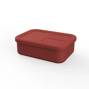 Neue Lunchbox aus Silikon in Lebensmittel qualität