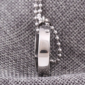 Collier pendentif crâne en acier inoxydable pour un usage quotidien, bijoux de mode style punk - Product Image 4