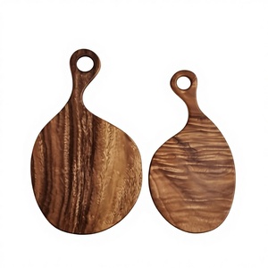 Planche à découper en <span class=keywords><strong>bois</strong></span> massif de noyer d'Amérique du Sud créative, planche à découper pour salade, petites assiettes, cuisine - Product Image 2