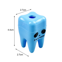 YOUYA DENTAL 20 pièces/sac Taille-crayon mécanique créatif en forme de dent, à trou unique, cadeau pour enfants, papeterie scolaire