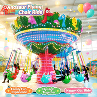 Manège à thème bonbons pour centre de loisirs pour enfants, manège intérieur de centre commercial, manège chaise volante dinosaure, balançoire pour enfants, parc d'attractions à vendre