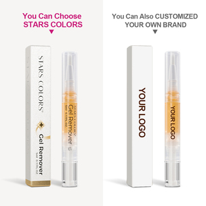 Stylo de retrait d'adhésif de cils avec logo personnalisé avec brosse douce Pestaas Cils Lash Extensions Removers Fruits Smell Glue Remover Gel - Product Image 1