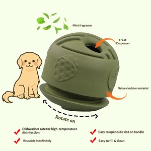 Jouets à mâcher pour chiens écologiques et design, en forme d'os, jouets interactifs en caoutchouc pour animaux de compagnie avec son couineur - Product Image 6