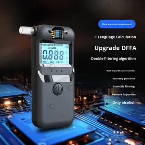 Alcootest professionnel haute précision à affichage 3 chiffres, rechargeable, sans contact, réponse en 10 secondes, testeur d'alcoolémie vocal - Product Image 2