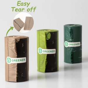 Factory Cornstarch Based 100% Biodegradable and <b>Compostable</b> Puppy Cat Doggie Poop <b>Bag</b> - Product Image 5