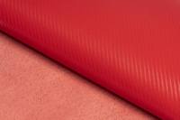 Échantillon Gratuit Housse de Volant en Fibre de Carbone et Cuir PU Épaisseur 1,4 mm Taille Personnalisée pour Meubles, Canapés et Intérieur de Voiture