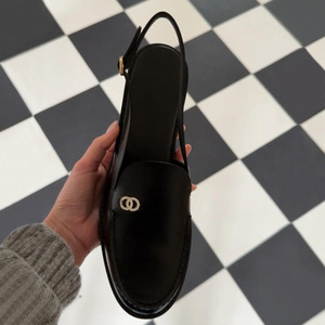 Mocassini Slingback da <span class=keywords><strong>Donna</strong></span> Final, Comodi, in Pelle di Pecora, Fodera in Vera Pelle, Punta Chiusa, Cinturino alla Caviglia, Primavera Estate - Product Image 2