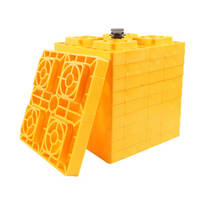 Ensemble de blocs de nivellement pour camping-car, 8,5 pouces, jaune, en plastique, stabilisateur pour caravane - Product Image 3