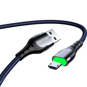 New Wholesale Nylon Braided Cable 3.1A Fast Charging Data Cable Micro USB Charging Data Cable Drop Shipping