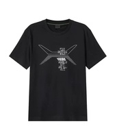 Camiseta Casual para Hombre 2026 con Pedrería, Ventilada, de Algodón Puro, Talla Grande, Estilo Retro, Exquisita y Transpirable