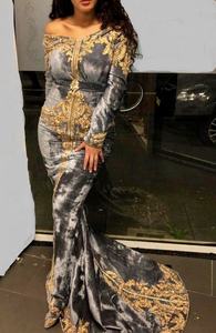 Elegante caftán de sirena con bordado Zardozi pesado hasta el suelo vestido para boda y fiesta diseño elegante 2025 - Product Image 2