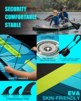 Prix de gros 11' X 33''x 6'' Planche de paddle gonflable Stand up Paddle Board sup Grande planche de paddle gonflable Planche de paddle gonflable personnalisée