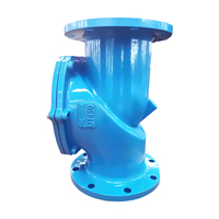 Clapet anti-retour en caoutchouc DN50-DN350, corps en fonte ductile, PN16, clapet EPDM, tige en acier inoxydable 304, norme GB, connexion manuelle par bride pour l'eau