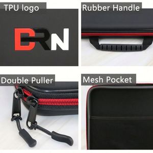 Custom Hard Shell EVA <b>Carrying</b> <b>Case</b> Tool Bag Wireless Interphone Storage <b>Case</b> Waterproof Leather Walkie Talkie Pouch Bag <b>Case</b> - Product Image 5