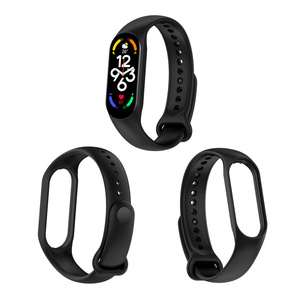 Correa para <span class=keywords><strong>Xiaomi</strong></span> <span class=keywords><strong>Mi</strong></span> <span class=keywords><strong>Band</strong></span> 7, repuesto de pulsera de silicona TPU suave - Product Image 1