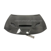 Pour 2015 Dodge Charger SRT Hellcat Style capot avant en fibre de carbone avec évents
