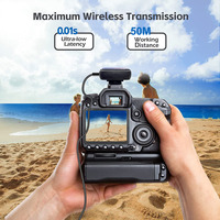 Microphone Lavalier professionnel pour entretien TikTok Micro revers sans fil avec suppression du bruit pour caméras