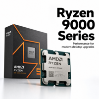 Vente en gros de processeurs AMD Ryzen 5 9600X AM5 pour ordinateur de bureau, Zen5 6C12T, processeur de jeu, composants d'ordinateur de jeu pour ordinateur de bureau en stock