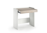 Bureau d'ordinateur multifonctionnel moderne en bois Terraneo EL280BROV, table d'étude, équipement de bureau de haute qualité, petit bureau à domicile