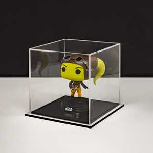 <strong>Acrylic</strong> UV Resistance <strong>Display</strong> <strong>Case</strong> Dustproof Tall Clear <strong>Acrylic</strong> Boxes for Model Dolls Waterproof Cube Hobby Showcase Boxes - Product Image 4