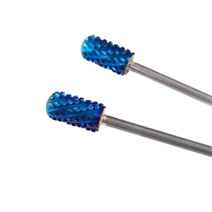 24mm Long Tungsten Steel Nail Drill Bits Golden Durable Milling Cutter Carbide F <b>M</b> <b>C</b> XC Manicure Accessories Tools - Product Image 2