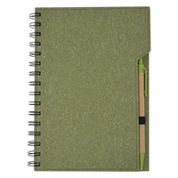 Nouveauté : Carnet de notes A5 personnalisé à spirale, en carton recyclé écologique, avec notes autocollantes rigides et marque-pages – Bloc-notes de bureau