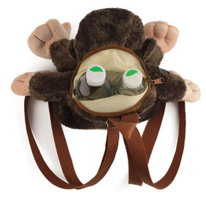 Brown Wholesale Adorable <strong>Monkey</strong> Backpack with Leash Fluffy Stuffed Animals Shoulder Backpacks Lifelike Leash Casual <strong>Monkey</strong> Bags - Product Image 3