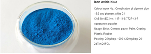Ciment béton oxyde de fer bleu Afrique bleu bleu profond trésor bleu noir rouge encre peinture asphalte pavé bleu poudre - Product Image 4