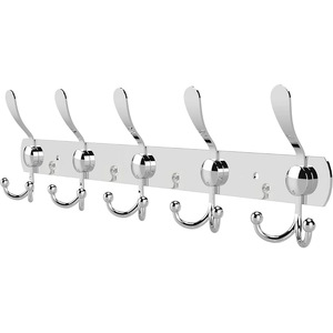 GlazieVault Appendiabiti da Parete in Acciaio Inossidabile (Confezione da 2) Ganci Robusti Antiruggine Argento - Product Image 3