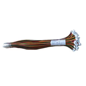 Onda de tinta de onda do cabo de fita plana, personalizado ul1095 28awg 5 pinos cs conector de fio conjuntos de cabos